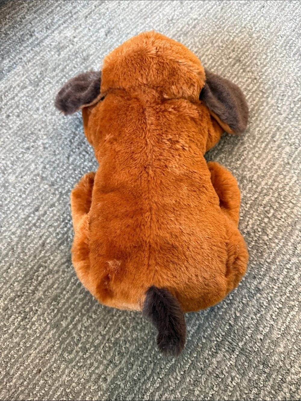 Snuggle Puppy Plush Stuffed Dog Brown Floppy Ears Comfort Toy Sleep Aid